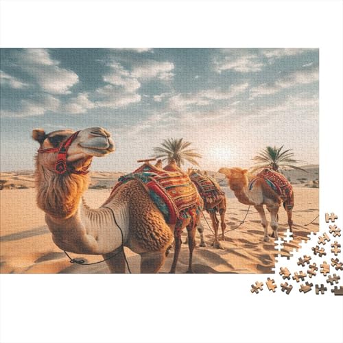 Kamel Puzzle 1000 Teile,Puzzle Für Erwachsene, Impossible Puzzle, GesKükenlichkeitsspiel Für Die Ganze Familie,Puzzle Legespiel- Erwachsenenpuzzle Puzzel 1000pcs (75x50cm) von DPEOANEBN