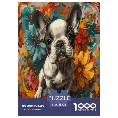 Lächeln Hund Puzzles 1000 Teile Schwer Puzzle Spielzeug Pädagogisches Spiel Impossible Herausforderungsspielzeug Für Erwachsene Und Kinder Ab 14 Jahren 38x26cm/1000pcs Lächeln Hund Puzzles 1000 Teile Schwer Puzzle Spielzeug Pädagogisches Spiel Impossible Herausforderungsspielzeug Für Erwachsene Und Kinder Ab 14 Jahren 38x26cm/1000pcs von DPEOANEBN