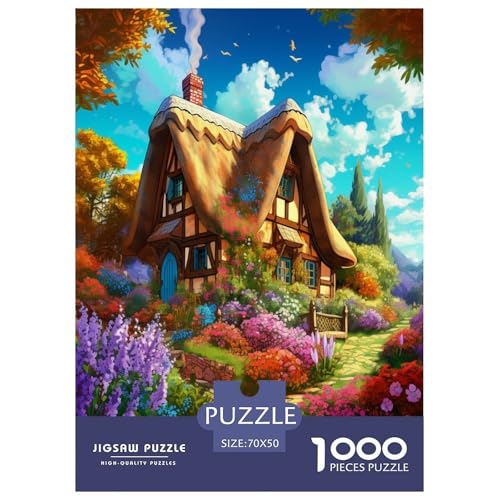 Mountain Village Ferienhaus Puzzle 1000-teilige Schwer Puzzle Spielzeug Pädagogisches Spiel Impossible Herausforderungsspielzeug Für Erwachsene Und Kinder in Bewährter 70x50cm/1000pcs Mountain Village Ferienhaus Puzzle 1000-teilige Schwer Puzzle Spielzeug Pädagogisches Spiel Impossible Herausforderungsspielzeug Für Erwachsene Und Kinder in Bewährter 70x50cm/1000pcs von DPEOANEBN
