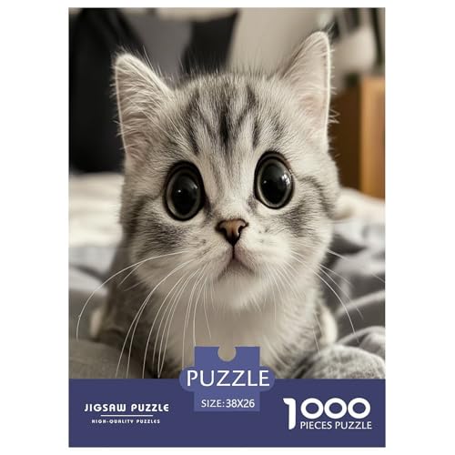 Niedliche Katze Puzzle 1000 Teile Schwer Puzzle Spielzeug Lernspiel Impossible Herausforderungsspielzeug Für Erwachsene Und Kinder in Bewährter 38x26cm/1000pcs Niedliche Katze Puzzle 1000 Teile Schwer Puzzle Spielzeug Lernspiel Impossible Herausforderungsspielzeug Für Erwachsene Und Kinder in Bewährter 38x26cm/1000pcs von DPEOANEBN