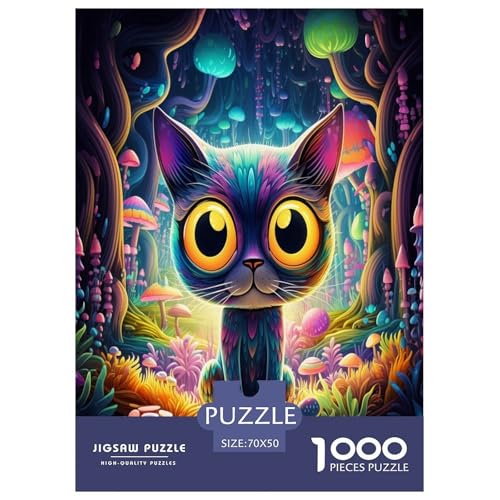 Niedliche Katze Puzzle 1000-teilige Schwer Puzzle Spielzeug Lernspiel Impossible Herausforderung Spielzeug Für Erwachsene Und Kinder Ab 14 Jahren 70x50cm/1000pcs Niedliche Katze Puzzle 1000-teilige Schwer Puzzle Spielzeug Lernspiel Impossible Herausforderung Spielzeug Für Erwachsene Und Kinder Ab 14 Jahren 70x50cm/1000pcs von DPEOANEBN