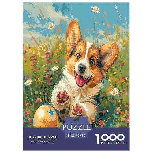 Niedlicher Hund Puzzle 1000-teilige Schwer Puzzle Spielzeug Lernspiel Impossible Herausforderungsspielzeug Für Erwachsene Und Kinder Ab 14 Jahren 70x50cm/1000pcs Niedlicher Hund Puzzle 1000-teilige Schwer Puzzle Spielzeug Lernspiel Impossible Herausforderungsspielzeug Für Erwachsene Und Kinder Ab 14 Jahren 70x50cm/1000pcs von DPEOANEBN