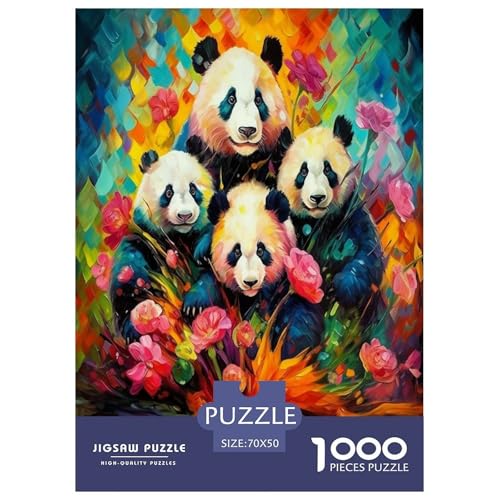 Ölmalerei Panda Puzzle 1000 Teile Schwer Puzzle Spielzeug Pädagogisches Spiel Impossible Herausforderungsspielzeug Für Erwachsene Und Kinder Ab 14 Jahren 70x50cm/1000pcs Ölmalerei Panda Puzzle 1000 Teile Schwer Puzzle Spielzeug Pädagogisches Spiel Impossible Herausforderungsspielzeug Für Erwachsene Und Kinder Ab 14 Jahren 70x50cm/1000pcs von DPEOANEBN