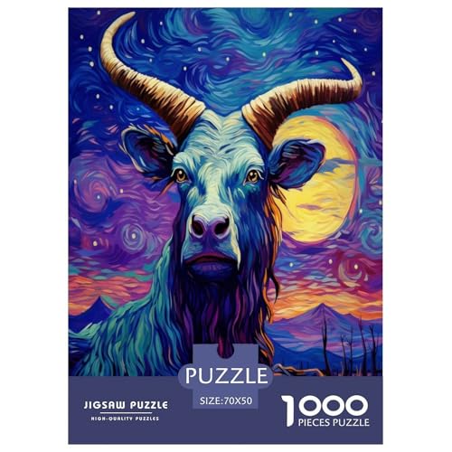 Ölmalerei Yak Puzzle 1000 Teile Schwer Puzzle Spielzeug Lernspiel Impossible Herausforderungsspielzeug Für Erwachsene Und Kinder Ab 12 Jahren 70x50cm/1000pcs Ölmalerei Yak Puzzle 1000 Teile Schwer Puzzle Spielzeug Lernspiel Impossible Herausforderungsspielzeug Für Erwachsene Und Kinder Ab 12 Jahren 70x50cm/1000pcs von DPEOANEBN