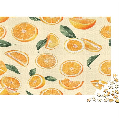 Orange Puzzle 1000 Teile Puzzle Für Erwachsene Und Kinder Ab 14 Jahren Puzzel 1000pcs (75x50cm) von DPEOANEBN