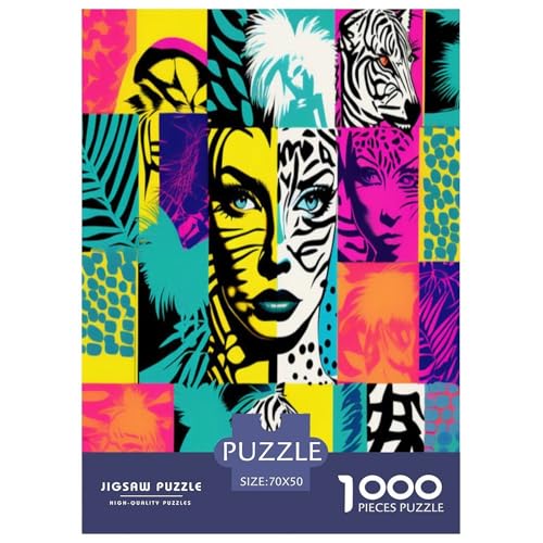 Pop-Kunst Puzzles 1000 Teile Schwer Puzzle Spielzeug Pädagogisches Spiel Impossible Herausforderung Spielzeug Für Erwachsene Und Kinder Ab 14 Jahren 70x50cm/1000pcs Pop-Kunst Puzzles 1000 Teile Schwer Puzzle Spielzeug Pädagogisches Spiel Impossible Herausforderung Spielzeug Für Erwachsene Und Kinder Ab 14 Jahren 70x50cm/1000pcs von DPEOANEBN