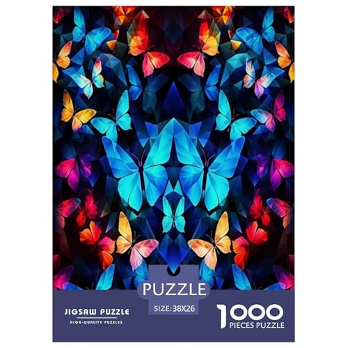 Psychedelischer Schmetterling Puzzle 1000-teilige Schwer Puzzle Spielzeug Lernspiel Impossible Herausforderung Spielzeug Für Erwachsene Kinder 38x26cm/1000pcs Psychedelischer Schmetterling Puzzle 1000-teilige Schwer Puzzle Spielzeug Lernspiel Impossible Herausforderung Spielzeug Für Erwachsene Kinder 38x26cm/1000pcs von DPEOANEBN