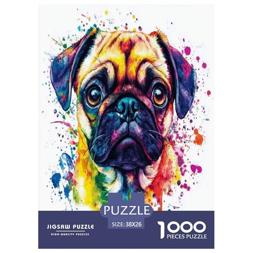 Pug Puzzle 1000 Teile Schwer Puzzle Spielzeug Pädagogisches Spiel Impossible Herausforderungsspielzeug Für Erwachsene Und Kinder in Bewährter 38x26cm/1000pcs Pug Puzzle 1000 Teile Schwer Puzzle Spielzeug Pädagogisches Spiel Impossible Herausforderungsspielzeug Für Erwachsene Und Kinder in Bewährter 38x26cm/1000pcs von DPEOANEBN