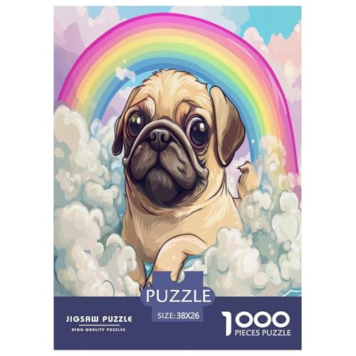 Pug Puzzle 1000-teilige Schwer Puzzle Spielzeug Pädagogisches Spiel Impossible Herausforderungsspielzeug Für Erwachsene Und Kinder Ab 12 Jahren 38x26cm/1000pcs Pug Puzzle 1000-teilige Schwer Puzzle Spielzeug Pädagogisches Spiel Impossible Herausforderungsspielzeug Für Erwachsene Und Kinder Ab 12 Jahren 38x26cm/1000pcs von DPEOANEBN