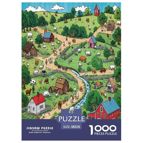 Ranchen Puzzles 1000 Teile Schwer Puzzle Spielzeug Pädagogisches Spiel Impossible Herausforderung Spielzeug Für Erwachsene Kinder 38x26cm/1000pcs Ranchen Puzzles 1000 Teile Schwer Puzzle Spielzeug Pädagogisches Spiel Impossible Herausforderung Spielzeug Für Erwachsene Kinder 38x26cm/1000pcs von DPEOANEBN