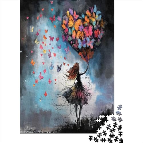 Schmetterling Puzzle 1000 Teile,Puzzle Für Erwachsene, Impossible Puzzle,Puzzle 1000 Puzzle Home Dekoration Puzzle,Erwachsenenpuzzle Puzzel 1000pcs (75x50cm) von DPEOANEBN