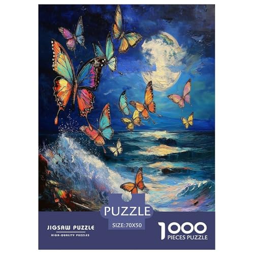 Schmetterling Puzzle 1000 Teile Schwer Puzzle Spielzeug Pädagogisches Spiel Impossible Herausforderungsspielzeug Für Erwachsene Und Kinder Ab 12 Jahren 70x50cm/1000pcs Schmetterling Puzzle 1000 Teile Schwer Puzzle Spielzeug Pädagogisches Spiel Impossible Herausforderungsspielzeug Für Erwachsene Und Kinder Ab 12 Jahren 70x50cm/1000pcs von DPEOANEBN
