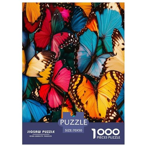 Schmetterling Puzzle 1000-teilige Schwer Puzzle Spielzeug Lernspiel Impossible Herausforderungsspielzeug Für Erwachsene Kinder 70x50cm/1000pcs Schmetterling Puzzle 1000-teilige Schwer Puzzle Spielzeug Lernspiel Impossible Herausforderungsspielzeug Für Erwachsene Kinder 70x50cm/1000pcs von DPEOANEBN