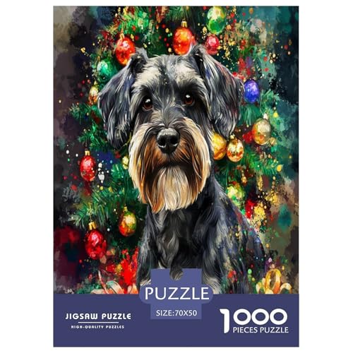 Schnauzer Puzzle 1000 Teile Schwer Puzzle Spielzeug Lernspiel Impossible Herausforderung Spielzeug Für Erwachsene Und Kinder Ab 14 Jahren 70x50cm/1000pcs Schnauzer Puzzle 1000 Teile Schwer Puzzle Spielzeug Lernspiel Impossible Herausforderung Spielzeug Für Erwachsene Und Kinder Ab 14 Jahren 70x50cm/1000pcs von DPEOANEBN