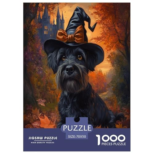 Schnauzer Puzzle 1000-teilige Schwer Puzzle Spielzeug Lernspiel Impossible Herausforderungsspielzeug Für Erwachsene Und Kinder in Bewährter 70x50cm/1000pcs Schnauzer Puzzle 1000-teilige Schwer Puzzle Spielzeug Lernspiel Impossible Herausforderungsspielzeug Für Erwachsene Und Kinder in Bewährter 70x50cm/1000pcs von DPEOANEBN