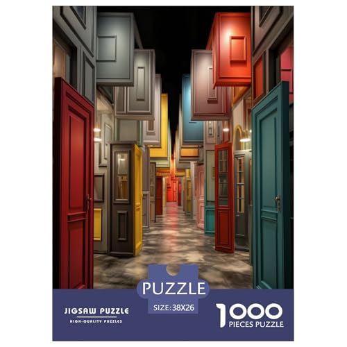 Strange ColouRot Doors Puzzles 1000 Teile Schwer Puzzle Spielzeug Pädagogisches Spiel Impossible Herausforderungsspielzeug Für Erwachsene Und Kinder in Bewährter 38x26cm/1000pcs Strange ColouRot Doors Puzzles 1000 Teile Schwer Puzzle Spielzeug Pädagogisches Spiel Impossible Herausforderungsspielzeug Für Erwachsene Und Kinder in Bewährter 38x26cm/1000pcs von DPEOANEBN