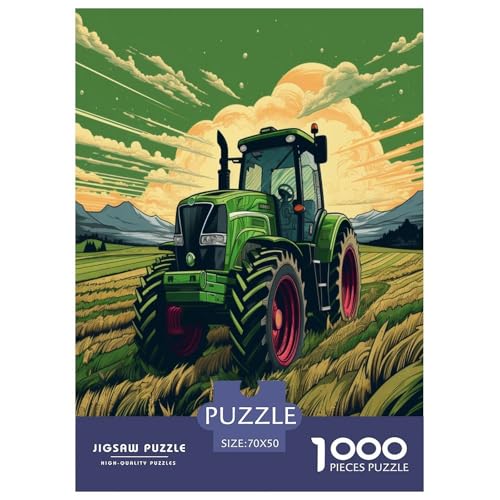 Traktor Equipment Lastwagen Puzzle 1000-teilige Schwer Puzzle Spielzeug Pädagogisches Spiel Impossible Herausforderungsspielzeug Für Erwachsene Und Kinder in Bewährter 70x50cm/1000pcs Traktor Equipment Lastwagen Puzzle 1000-teilige Schwer Puzzle Spielzeug Pädagogisches Spiel Impossible Herausforderungsspielzeug Für Erwachsene Und Kinder in Bewährter 70x50cm/1000pcs von DPEOANEBN