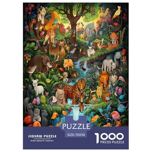 Waldtiere Puzzle 1000-teilige Schwer Puzzle Spielzeug Pädagogisches Spiel Impossible Herausforderung Spielzeug Für Erwachsene Und Kinder Ab 12 Jahren 70x50cm/1000pcs Waldtiere Puzzle 1000-teilige Schwer Puzzle Spielzeug Pädagogisches Spiel Impossible Herausforderung Spielzeug Für Erwachsene Und Kinder Ab 12 Jahren 70x50cm/1000pcs von DPEOANEBN