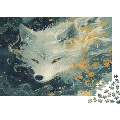 Wolf Puzzle 1000 Teile Für Erwachsene Und Kinder Ab 14 Jahren Für Stressabbauer Puzzel 1000pcs (75x50cm) von DPEOANEBN