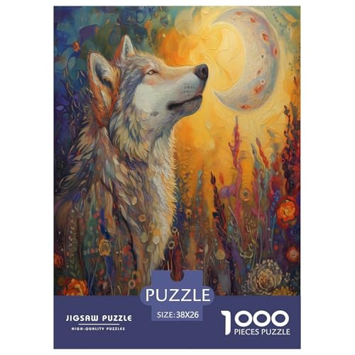 Wolf Puzzle 1000 Teile Schwer Puzzle Spielzeug Lernspiel Impossible Herausforderung Spielzeug Für Erwachsene Und Kinder Ab 12 Jahren 38x26cm/1000pcs Wolf Puzzle 1000 Teile Schwer Puzzle Spielzeug Lernspiel Impossible Herausforderung Spielzeug Für Erwachsene Und Kinder Ab 12 Jahren 38x26cm/1000pcs von DPEOANEBN