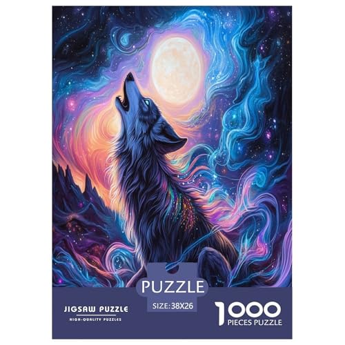 Wolf Puzzle 1000 Teile Schwer Puzzle Spielzeug Lernspiel Impossible Herausforderungsspielzeug Für Erwachsene Kinder 38x26cm/1000pcs Wolf Puzzle 1000 Teile Schwer Puzzle Spielzeug Lernspiel Impossible Herausforderungsspielzeug Für Erwachsene Kinder 38x26cm/1000pcs von DPEOANEBN
