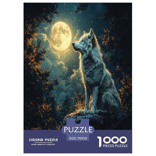 Wolf Puzzles 1000 Teile Schwer Puzzle Spielzeug Lernspiel Impossible Herausforderung Spielzeug Für Erwachsene Und Kinder Ab 14 Jahren 70x50cm/1000pcs Wolf Puzzles 1000 Teile Schwer Puzzle Spielzeug Lernspiel Impossible Herausforderung Spielzeug Für Erwachsene Und Kinder Ab 14 Jahren 70x50cm/1000pcs von DPEOANEBN