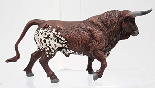 DEQUBE 90110007 10007 Stier Bravo Figur, Braun und weiß DEQUBE 90110007 10007 Stier Bravo Figur, Braun und weiß von DQB DeQUBE