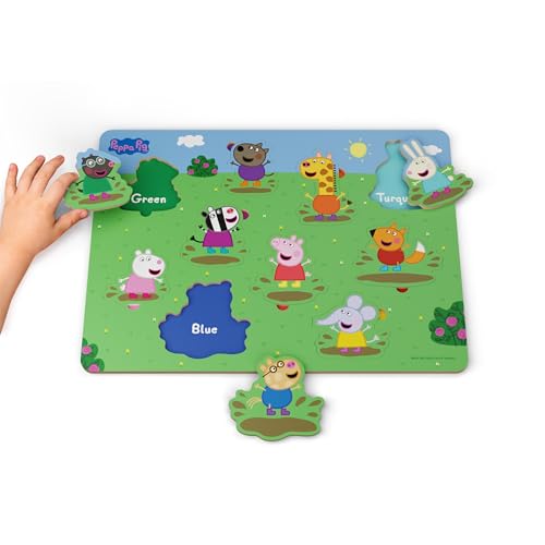 DEQUBE 921D00065 Peppa Wutz Holzpuzzle von DQB DeQUBE