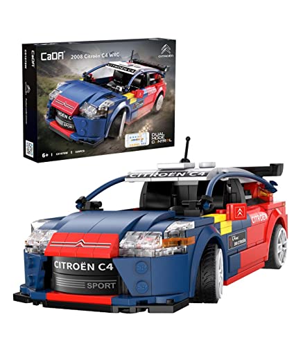 Jeder Bricks CITROËN C4 WRC (Sebastian LOEB) – Bauset – mit R/C und App-Steuerung – offizielles Produkt von Citroen – 329 Teile – + 6 Jahre – Maßstab 1:18 (DEQUBE 927DE51078) von DQB DeQUBE