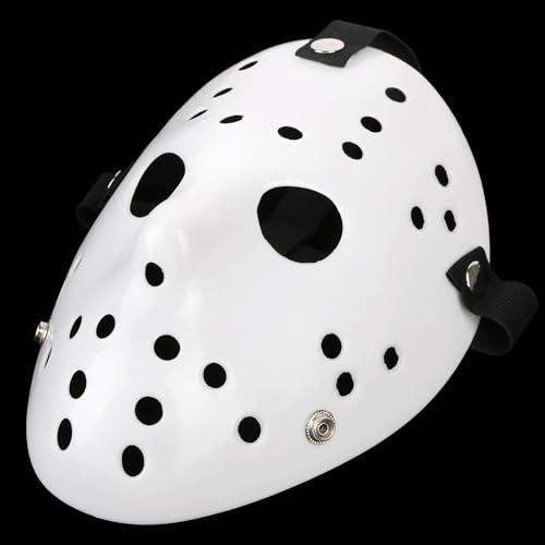 DR. ANISON Maske Halloween Cosplay Kostüm Hockey Maske Horror Reinweiß Maskerade Requisiten Maske von DR. ANISON