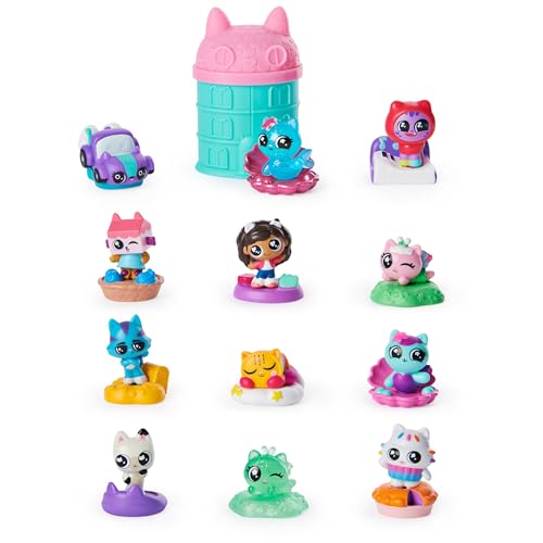 Gabby's Dollhouse, Meow-Mazing Minifiguren 12er Pack (Amazon Exclusive), Kinderspielzeug ab 3 Jahren von DREAMWORKS GABBY'S DOLLHOUSE