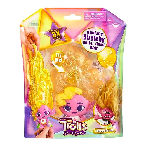 DREAMWORKS TROLLS Band Together Squishy, Stretchy Glitter Filled Hair Doll - Stretchy Hair Viva von DREAMWORKS TROLLS