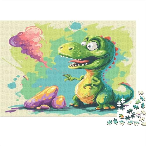 Dinosaurier Puzzlespiel 1000 Teile, Puzzle Erwachsene 1000 Teile, Impossible Puzzle GesKükenlichkeitsspiel Für Die Ganze Familie, Puzzle Erwachsene 1000 Teile Puzzel 1000pcs (75x50cm) von DRESBNIOO