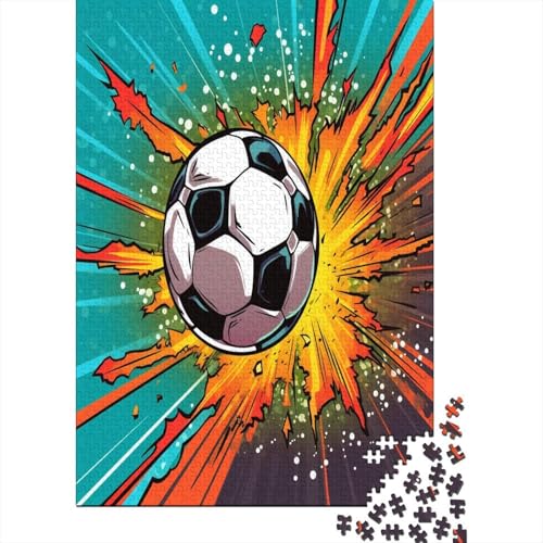 Fußball 1000 Teile Puzzle, Puzzles Für Erwachsene, 1000 Teile Puzzlespiel Für Jugendliche & Erwachsene Puzzlespiel Puzzel 1000pcs (75x50cm) von DRESBNIOO