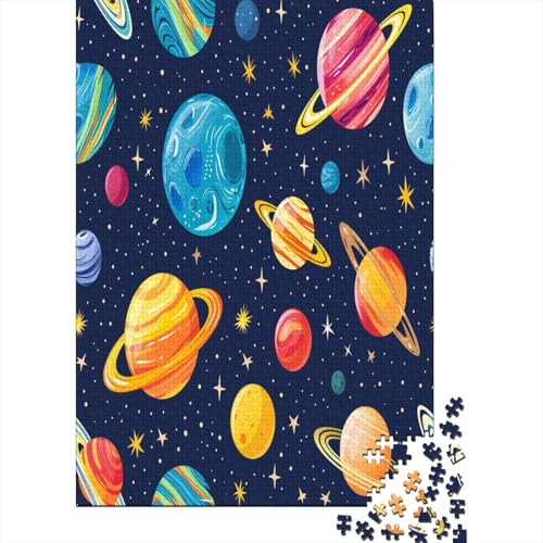 Galaxie 1000 Teile Puzzle Für Erwachsene, Hochwertige Recycelbare MateriAußerirdische Und Druck Puzzlespiel, Familienspiel, Geschenk Für Liebhaber Oder Freunde Puzzel 1000pcs (75x50cm) von DRESBNIOO