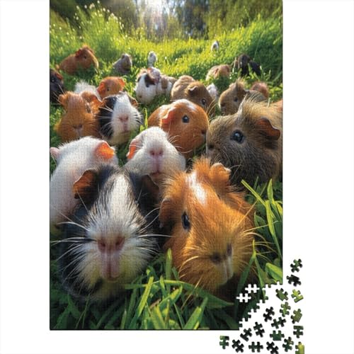 Guinea Schwein Puzzlespiel 1000 Teile Puzzles Für Erwachsene Lernspiel Herausforderung Spielzeug 1000 Teile Puzzles Für Erwachsene Kinder Erwachsenen Puzzlespiel Puzzel 1000pcs (75x50cm) von DRESBNIOO