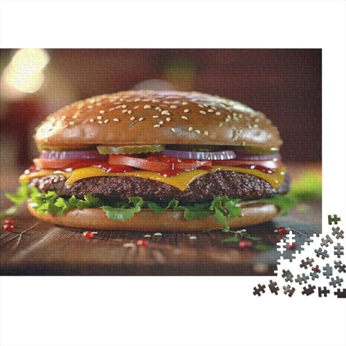 Hamburger 1000 Teile Puzzle Für Erwachsene, Hochwertige Recycelbare MateriAußerirdische Und Druck Puzzlespiel, Familienspiel, Geschenk Für Liebhaber Oder Freunde Puzzel 1000pcs (75x50cm) von DRESBNIOO