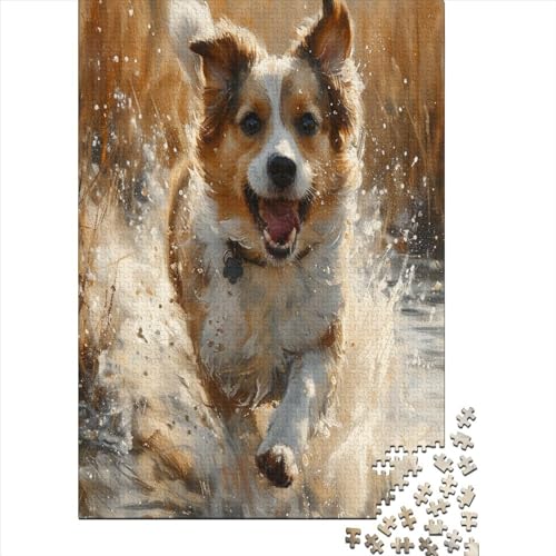 Hund 1000 Stück Puzzle Für Erwachsene 1000 Stück Puzzle Für Erwachsene-Crazy Süßigkeiten-1000 Stück Puzzle Große Puzzles Kinder Lernspiel Spielzeug Geschenk Puzzel 1000pcs (75x50cm) von DRESBNIOO