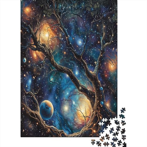 Kosmische Planeten Puzzle 1000 Teile Puzzles Für Erwachsene Lernspiel Herausforderungsspielzeug 1000-teilige Puzzlespiel Für Erwachsene Kinder Puzzel 1000pcs (75x50cm) von DRESBNIOO