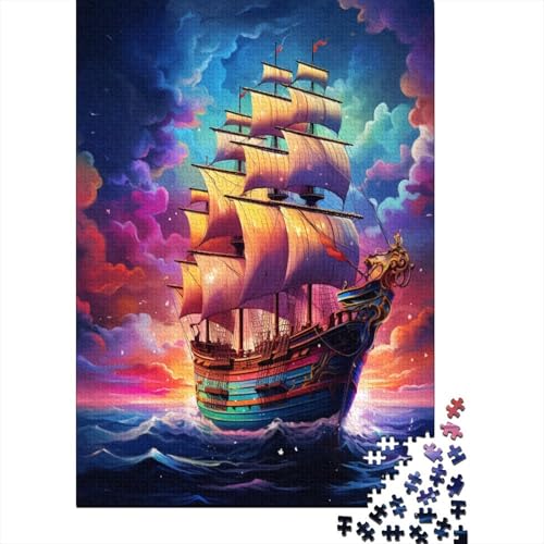 Segelboot Puzzlespiel 1000 Teile Puzzles Für Erwachsene Lernspiel Herausforderung Spielzeug 1000 Teile Puzzles Für Erwachsene Kinder Erwachsenen Puzzlespiel Puzzel 1000pcs (75x50cm) von DRESBNIOO