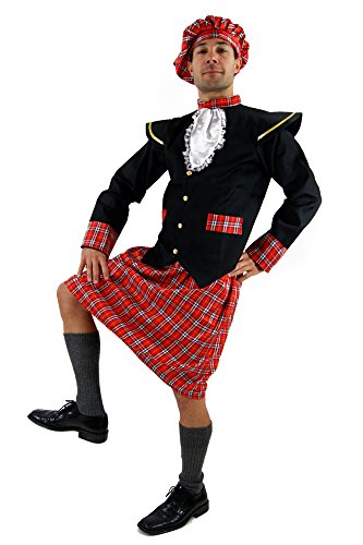 dressmeup Dress ME UP - K37/52 Kostüm Schotte Kilt Braveheart Highlander Herren von dressmeup