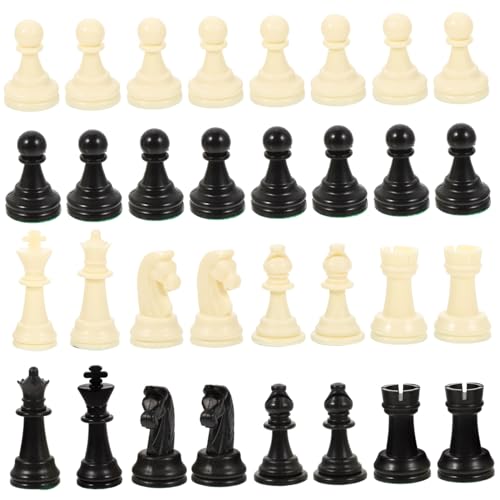 1 Satz Schachfiguren Schach Ersatz Schachuhr Chinesisches Schach Schachbrettfiguren Schach Für Brettspiel Schachbrett Schach P.p. Schach Schachblock Schachbrett Zubehör Pp DRESSOOS von DRESSOOS