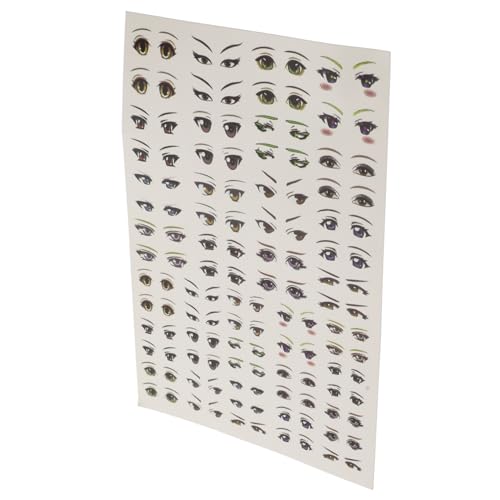 DRESSOOS 1 Blatt Augenaufkleber farbige Aufkleber Topfaufkleber Selbstklebende Augen Kinderaufkleber Augapfel augensticker Eye Patches Animationsaufkleber Aufkleberaugen zum Basteln Papier von DRESSOOS