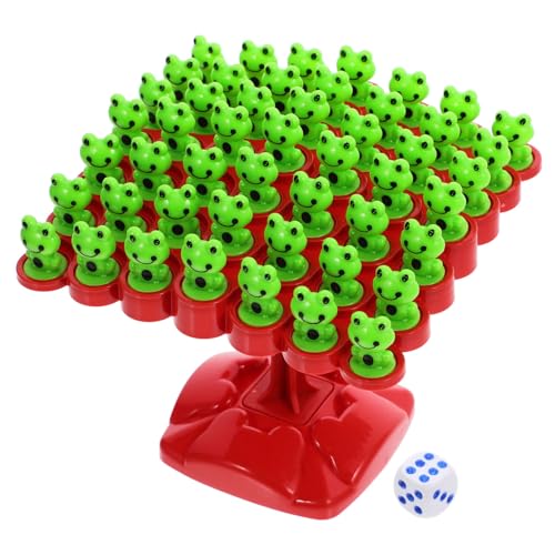 DRESSOOS 1 Satz Balancierspiel Planke Trinkspiele Frosch Spielzeug Brettspiele Familienspiele Balance Spielzeug Farbenfrohes Spielzeug Kinderbedarf Gleichgewichtsbaum für den Desktop Abs von DRESSOOS