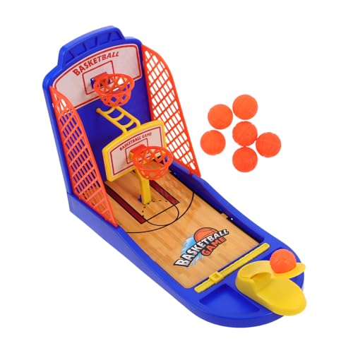 DRESSOOS 1 Satz Basketball Für Spieler Kleine Zappelspielzeuge Schreibtisch-basketballkorb -Basketball Tabletop-baseballspiel Kleiner Basketball Srunki- Plastik von DRESSOOS