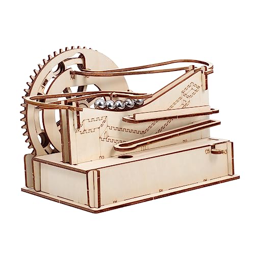 DRESSOOS 1 Satz Dreidimensionales Kugelpuzzle Rätsel für Spielzeug für Feinmotorik Puzzles für mechanischer Modellbausatz 3D-Laufpuzzle Puzzle-Spielzeug aus Holz Laufpuzzle aus Holz Motor- von DRESSOOS