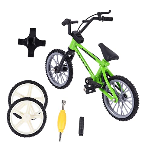 DRESSOOS 1 Satz Fingerrad Miniaturbausatz Mini-Fingerbike Gehirnspielzeug Miniaturbausätze Streichkit Spielzeug für Kinder Finger Fahrrad Fingerfahrräder Finger-Mini-Fahrrad Plastik Green von DRESSOOS