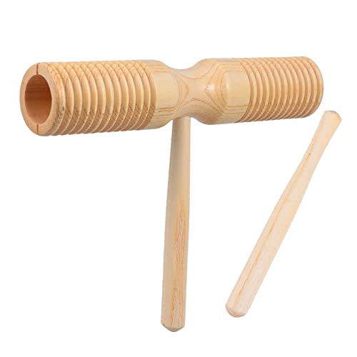 DRESSOOS 1 Satz Frühe Lehrmittel Für Musikinstrumente Pädagogisches Musikalisches Spielzeug Musikinstrumente Für Kinder Guiro-schlaginstrument Babygeräuschinstrument Musikspielzeug Hölzern von DRESSOOS