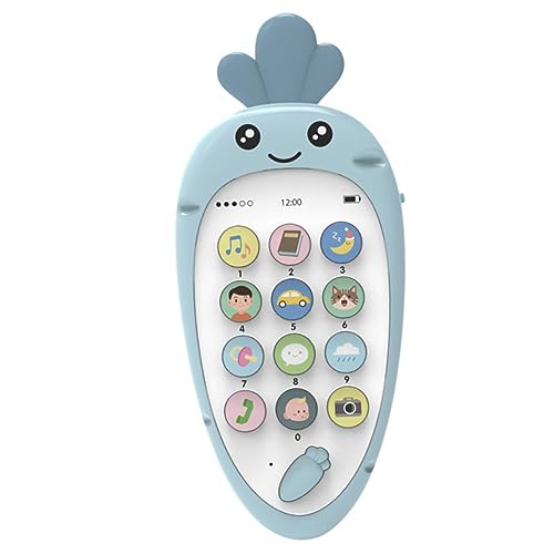 DRESSOOS 1 Satz Früherziehung Zweisprachiges Smartphone Kindertelefonspielzeug Kleinkindspielzeug Smartphone Spielzeug Kindertelefonspielzeug Babymobile Spielzeug Für Kinder von DRESSOOS