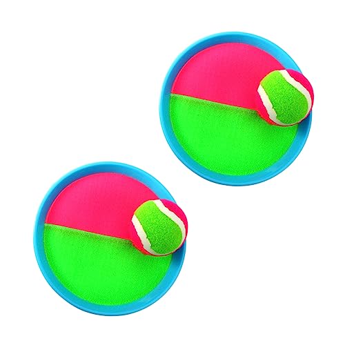 DRESSOOS 1 Satz GOO-Ball Spielzeug Für Den Strand Paddelfangspiele Kinderspielzeug Spielzeug Mit Klebrigem Ball Eltern-Kind-Spielzeug Paddel Fangspiele Spielzeug Paddeln Plastik Blue von DRESSOOS